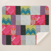 Dada Flowers Garden | Sophie Taeuber-Arp | Sherpa Deken (Voorkant (horizontaal))