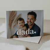 Dada Hart - Eerste Vaderdag Fotokaart Kaart