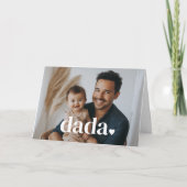 Dada Hart - Eerste Vaderdag Fotokaart Kaart (Voorkant)