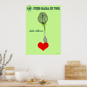 Dada-isthmus Poster (Keuken)