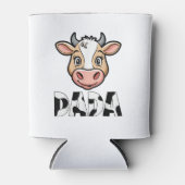 Dada Koe Print Koe Pattern Vaderdag Blikjeskoeler (Voorkant)