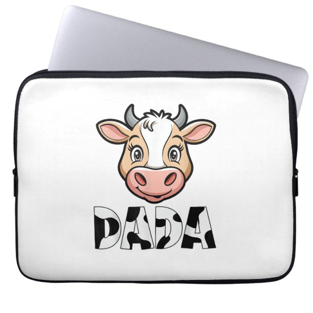 Dada Koe Print Koe Pattern Vaderdag Laptop Sleeve (Voorkant)
