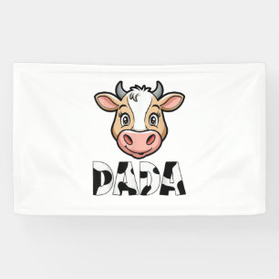Dada Koe Print Koe Pattern Vaderdag Spandoek