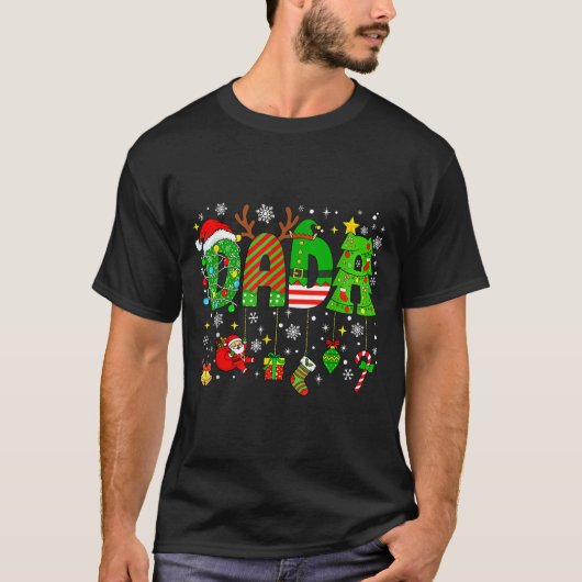Dada Matching Funny Christmas Family Couple Xmas S T-shirt (Voorkant)