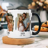 Dada Mijlpalen Foto's & Jaar Custom Text Gift Mok