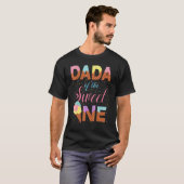 Dada of Sweet One 1st Birthday Matching Family Ice T-shirt (Voorkant volledig)