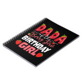Dada of The Berry Eerste Verjaardag van Meisje Str Notitieboek (Linkerzijde)