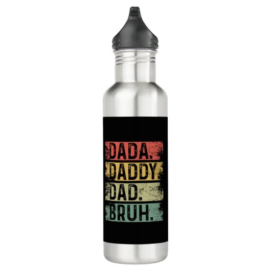 Dada. Pap. Papa. kwetsen Waterfles (Rechts)