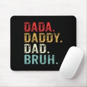 Dada Papa papa Bruh Retro Funny Fathers Da Muismat (Met muis)