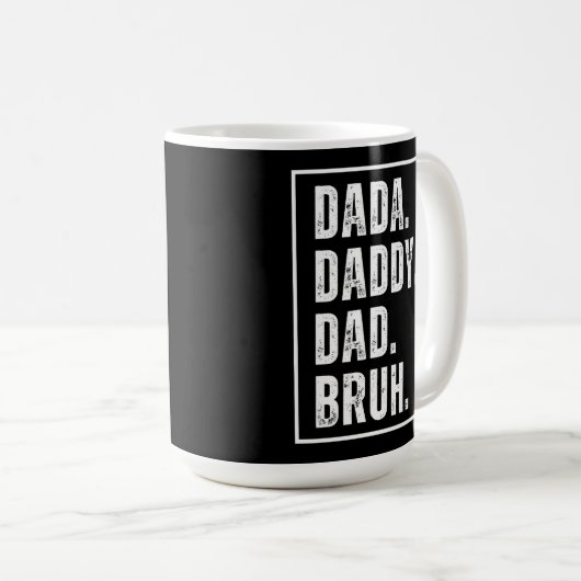 Dada Papa Papa Papa Bruh heeft Vaderdag in nood Koffiemok (Voorkant rechts)