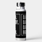 Dada Papa Papa Papa Bruh heeft Vaderdag in nood Waterfles (Rechts)