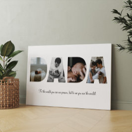 Dada Photo Collage Canvas Afdruk