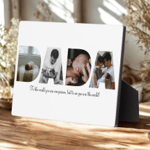 Dada Photo Collage Plaque voor Vaderdag