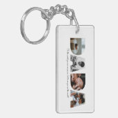 Dada Photo Collage Sleutelhanger voor Vaderdag (Voorkant Links)