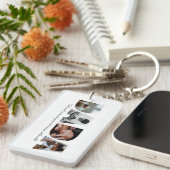 Dada Photo Collage Sleutelhanger voor Vaderdag (Voorkant Rechts)