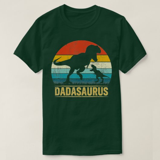 Dada Saurus T Rex Dinosaur DadaSaurus Funny Father T-shirt (Design voorkant)