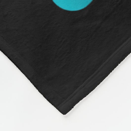 Dada Shark Dearing Cool Sungles Daddy Fleece Deken (Hoek)