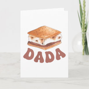 Dada Smore Eerste Verjaardag Camping Om Eén Te Zij Kaart