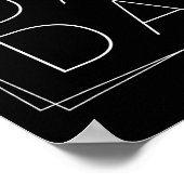 Dada Square voor vaders Vaderdag Poster (Hoek)