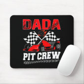 Dada T Crew Racing Family Race Car Birthday Boy  Muismat (Met muis)