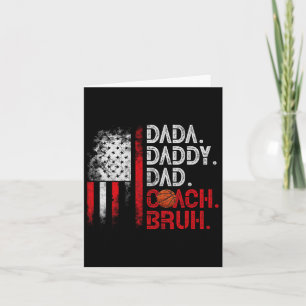 Dada Vader Papa Coach Bruh Skelet Vader Ons Vlag V Kaart