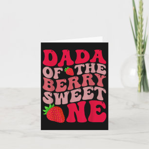 Dada van de bes eerste verjaardag van meisje aardb kaart