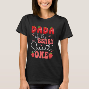 Dada van de bessen zoete één aardbei eerste geboor t-shirt