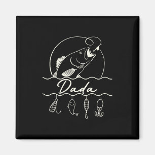 Dada van de grote één vissen o-fish-ally 1e magneet