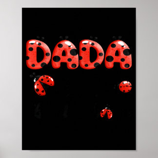 Dada van de kleine dame verjaardag meisje lievehee poster