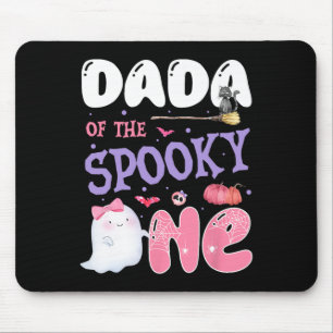 Dada van de Spooky One 1st Birthday Halloween Pink Muismat
