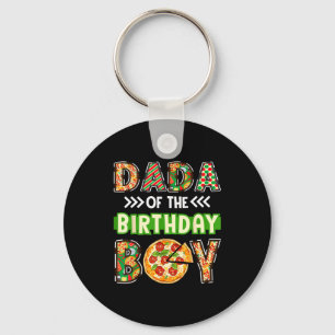 Dada van het jongetje verjaardag jongen pizza lief sleutelhanger