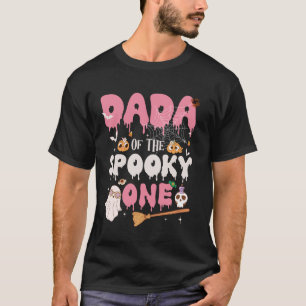 Dada van The Spooky One Girl 1st Birthday Hallowee T-shirt