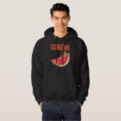 Dada Watermelon Summer Fruit Great Vaderdag Hoodie (Voorkant volledig)