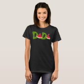 Dada Watermelon Summer Fruit Great Vaderdag T-shirt (Voorkant volledig)