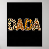 Dada Wild Animal Print Zebra Giraffe Tiger Leopard (Voorkant)