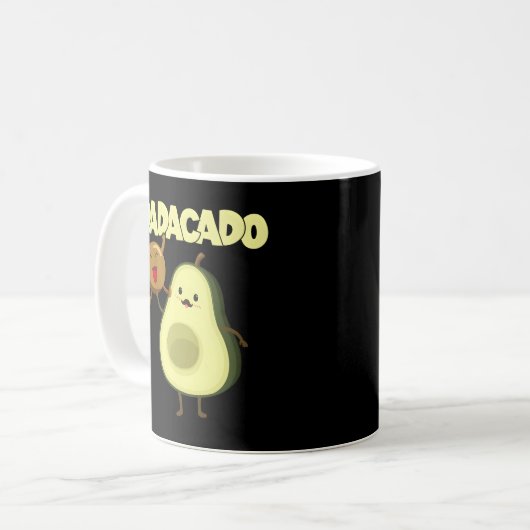 Dadacado avocado 1e pap papa vader dada koffiemok (Voorkant links)