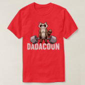 Dadacoon Raccoon Pap Trash Panda Fathers Day T-shirt (Design voorkant)