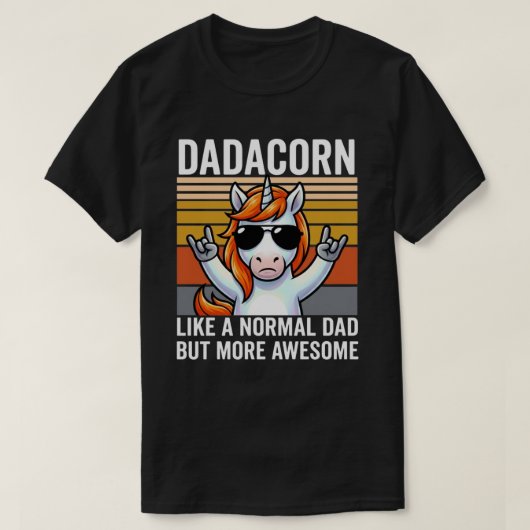 DADACORN Als een gewone vader maar dan awesome T-shirt (Design voorkant)