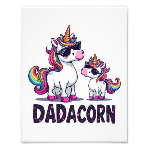 Dadacorn - De magische eenhoorn Foto Afdruk