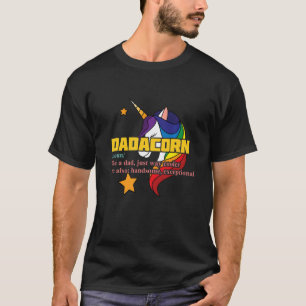Dadacorn Magische Regenboog Eenhoorn & Paarden Fam T-shirt
