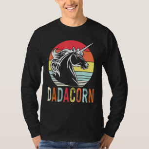 Dadacorn - Magische regenboog Unicorn Horse Family T-shirt