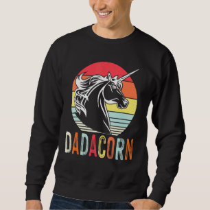 Dadacorn - Magische regenboog Unicorn Horse Family Trui