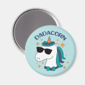 Dadacorn met zonnebril magneet (Voorkant / Achterkant)