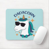 Dadacorn met zonnebril muismat (Met muis)