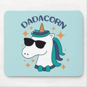 Dadacorn met zonnebril muismat