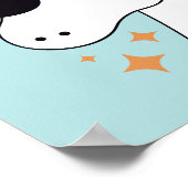 Dadacorn met zonnebril poster (Hoek)