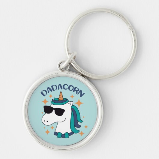 Dadacorn met zonnebril sleutelhanger (Voorkant)