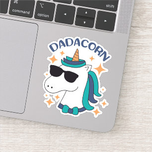 Dadacorn met zonnebril sticker