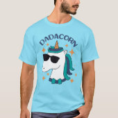 Dadacorn met zonnebril t-shirt (Voorkant)