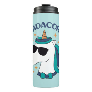 Dadacorn met zonnebril thermosbeker